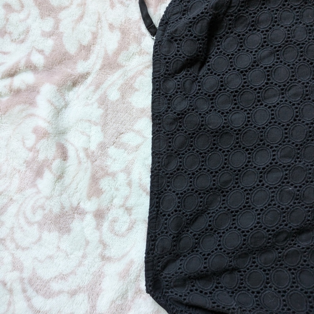 Garnet Hill Black Eyelet Dress - Picture 13 of 13